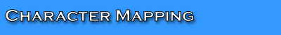 Character Mapping