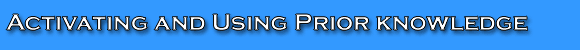 Using Prior Knowledge