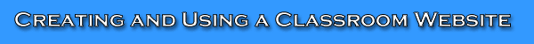 Classroom Website